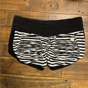 Cute Booty Lounge stripped shorts, size medium